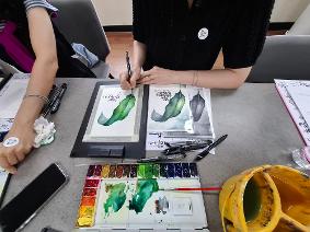 6월 학부모 연수 (마음을 전하는 수채화 엽서 만들기)