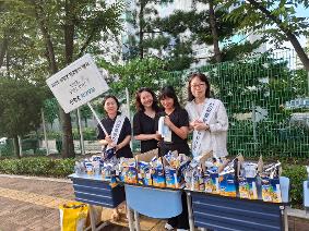 학부모회 주관 등교맞이 행사